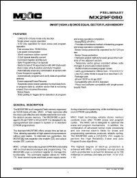 MX29F080TC-70 Datasheet