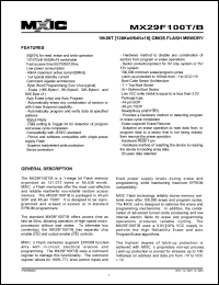 MX29F100TTA-12 Datasheet