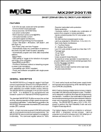 MX29F200TMI-70 Datasheet
