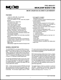 MX29F800TTC-70 Datasheet