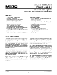 MX29L3211TC-10 Datasheet
