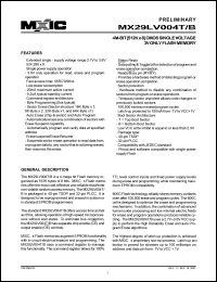MX29LV004TQC-55R Datasheet