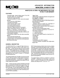MX29LV401BTI-70 Datasheet