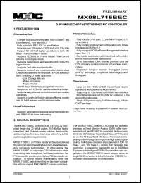 MX98L715BEC Datasheet