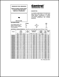 CMHZ5231B Datasheet