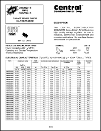 CMSZ5231B Datasheet