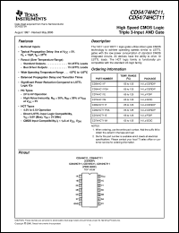 CD54HCT112F3A Datasheet