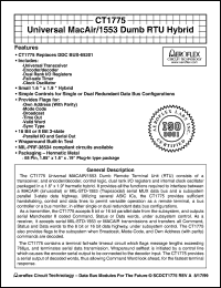 CT1775 Datasheet