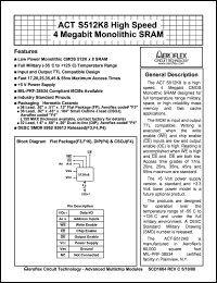 ACT-S512K8N-020F3Q Datasheet