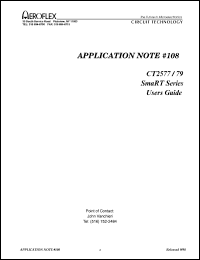 CT2577-10-XT-P119 Datasheet