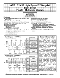 ACT-F1M32B-080F14C Datasheet