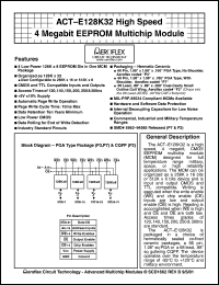 ACT-E128K32N-120F2Q Datasheet