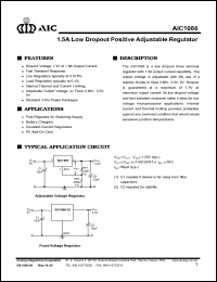 AIC1086-28CE Datasheet