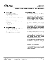 AIC1580LCS Datasheet