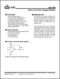 AIC1680P60CX Datasheet