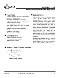 AIC1721D-5CX Datasheet
