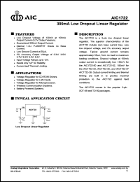 AIC1722-50CZL Datasheet
