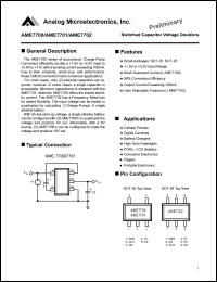 AME7700AEEV Datasheet