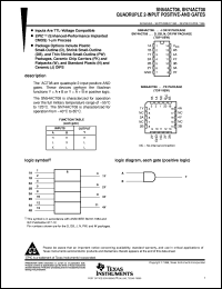 SN74ACT08DBLE Datasheet
