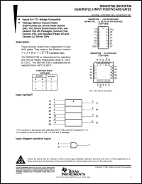 SN74HCT08DBLE Datasheet