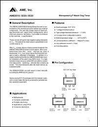 AME8510AEEVEFX23 Datasheet