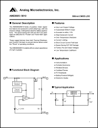 AME8805CEFT Datasheet