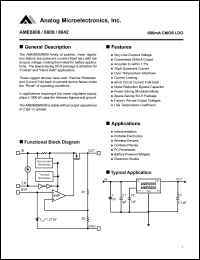 AME8842CEHA Datasheet