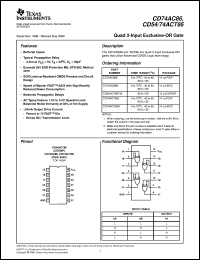 CD74ACT86M96 Datasheet
