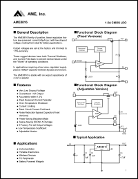 AME8816AEHA180 Datasheet