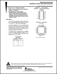 SN74ACT86DBLE Datasheet