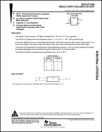 SN74LVC1G86DBVR Datasheet