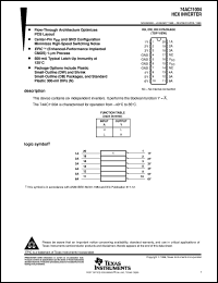 74AC11004DWR Datasheet