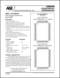 AS5SS256K36ADQ-10/XT Datasheet