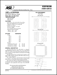 AS8E128K32P-250/IT Datasheet