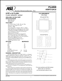 AS8F512K32Q-90/XT Datasheet