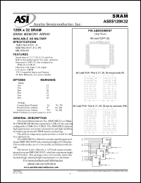 AS8S128K32PN-25/883C Datasheet