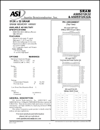 AS8S512K32P-45L/883C Datasheet