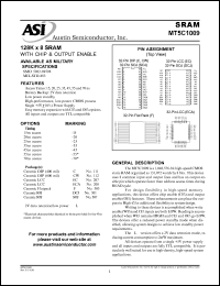 MT5C1009ECA-15L/883C Datasheet