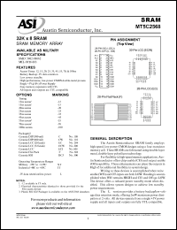 MT5C2568C-20L/883C Datasheet