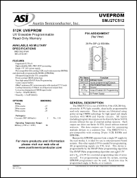 SMJ27C512-25JM Datasheet