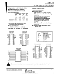 SMJ44C256-10 Datasheet