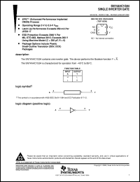 SN74AHC1G04DCKR Datasheet