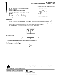 SN74AHCT1G14DCKR Datasheet