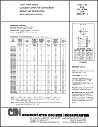 CDLL1W110A Datasheet