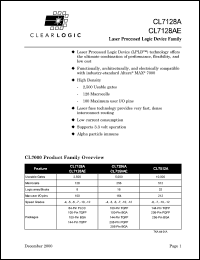 CL7128AETC144-10 Datasheet