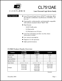 CL7512ABC256-6 Datasheet