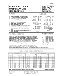 3D7303-10 Datasheet