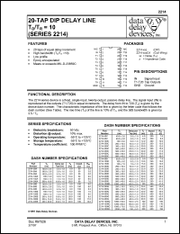 2214-2000G Datasheet