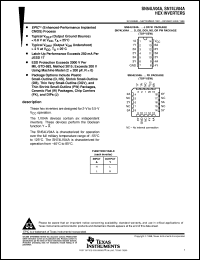 SN74LV04APWR Datasheet