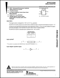SN74LVC1GU04DBVR Datasheet